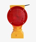 Фонарь сигнальный дорожный маяк солнечный мигалка Mantella ФС-4.1 «Соло Солар» для конусов столбиков ограждений