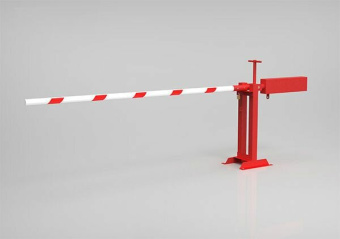 Антивандальный ручной механический шлагбаум подьемный 5 метров Mantella Ш70