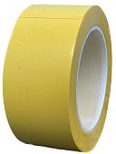Лента для разметки и маркировки пола ПВХ желтая 50мм*22м