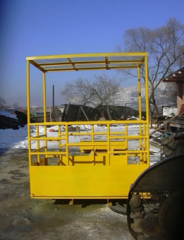 Корзина для подъема людей краном люлька