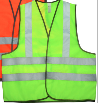 Жилет светоотражающий сигнальный жёлтый (3Э)ГОСТ 12.4.281-2014 4СОП