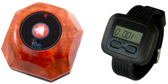 Система вызова персонала официанта кнопка и пейджер iBells-201