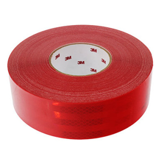 Светоотражающая микропризматическая лента 3М для маркировки Красная