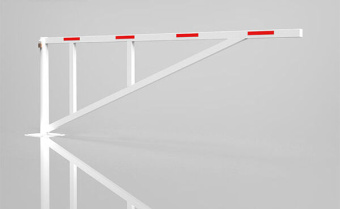 Антивандальный ручной механический шлагбаум поворотный дорожное ограждение блок 5 метров Mantella M60