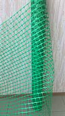 Сетка сигнальная аварийная аварийное ограждение Mantella  ЗЕЛЁНАЯ 1,5х25 40х45