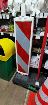 Дорожное ограждение пластина "Солдатик" двусторонний на подставке