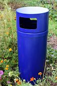 Урна для мусора мусорка уличная Форум синяя