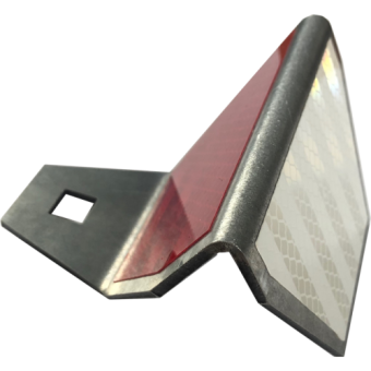 Катафот дорожный сигнальный маяк фонарь вставной КД5 - металл 1,5мм